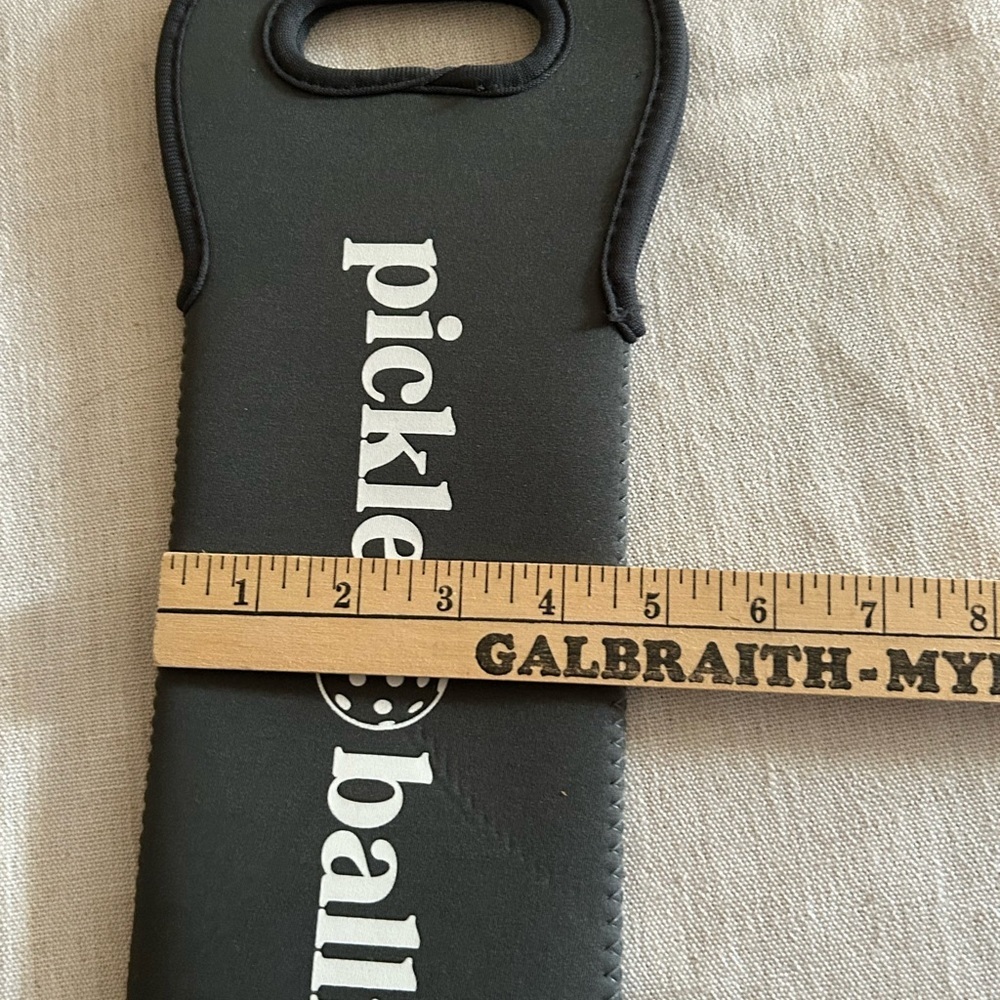 Pickle Ballin’ Neoprene Insulated Wine Gift Bag Or Pickleball Ball Holder - Picture 5 of 5
